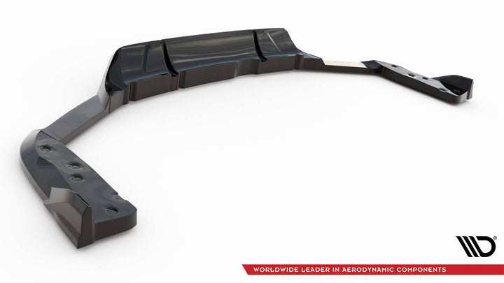 CENTRAL REAR SPLITTER (WITH VERTICAL BARS) BMW X6 M F96 / F96 Facelift