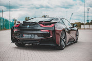 CENTRAL REAR SPLITTER (WITH VERTICAL BARS) BMW I8