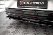 CENTRAL REAR SPLITTER (WITH VERTICAL BARS) FORD MUSTANG MACH-E MK1