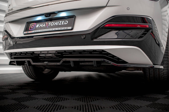 CENTRAL REAR SPLITTER (WITH VERTICAL BARS) KIA EV6 GT-LINE MK1