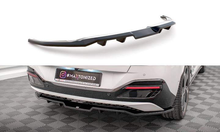 CENTRAL REAR SPLITTER (WITH VERTICAL BARS) KIA EV6 GT-LINE MK1