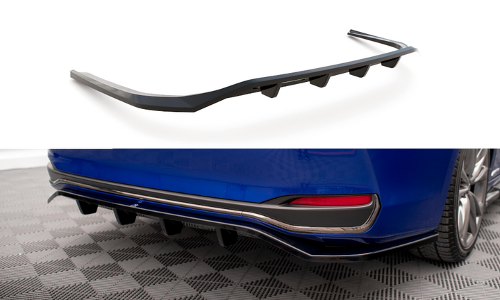 CENTRAL REAR SPLITTER (WITH VERTICAL BARS) LEXUS ES F SPORT (Hybrid) MK7