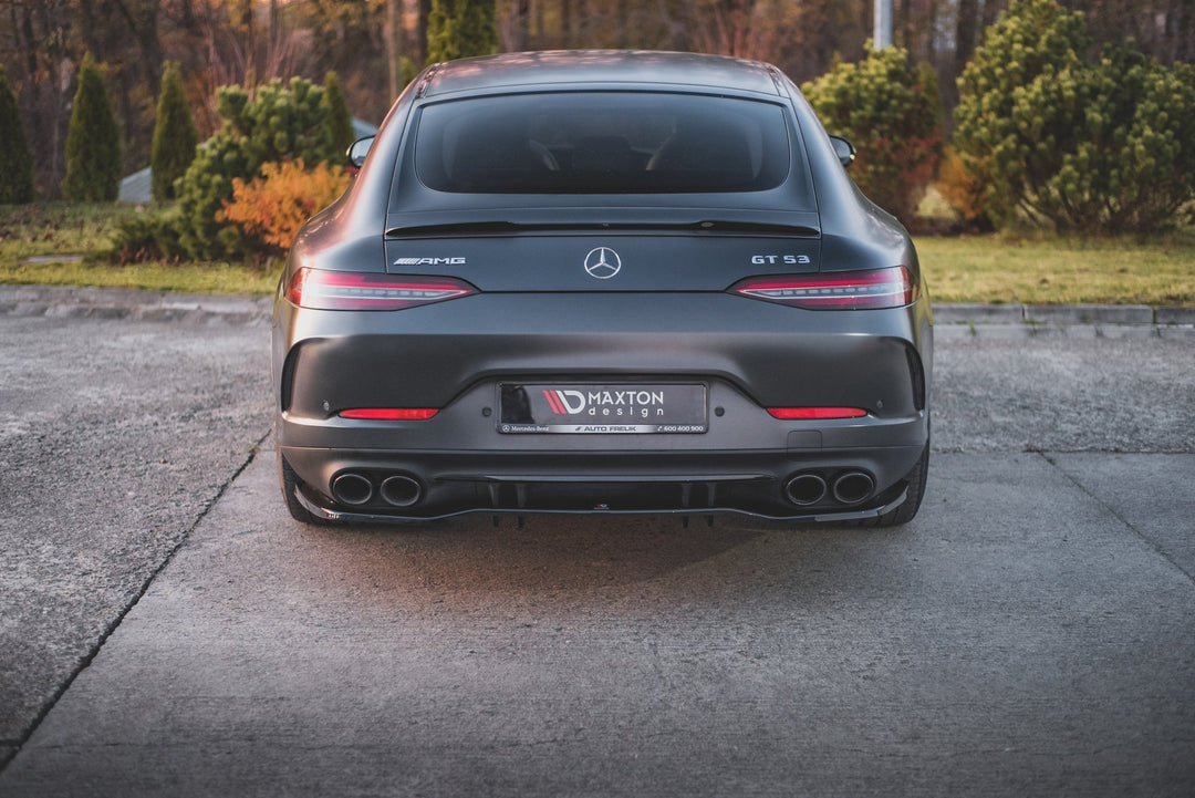 CENTRAL REAR SPLITTER (WITH VERTICAL BARS) MERCEDES-AMG 53 4 DOOR COUPE