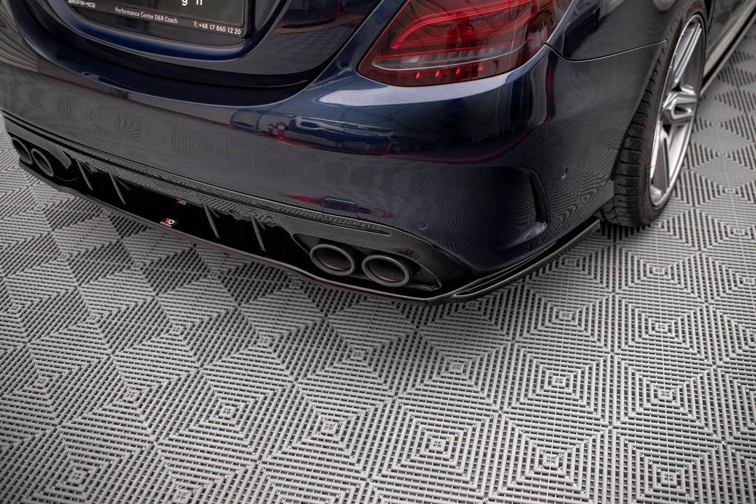 CENTRAL REAR SPLITTER (WITH VERTICAL BARS) MERCEDES-AMG C 43 SEDAN W205 FACELIFT