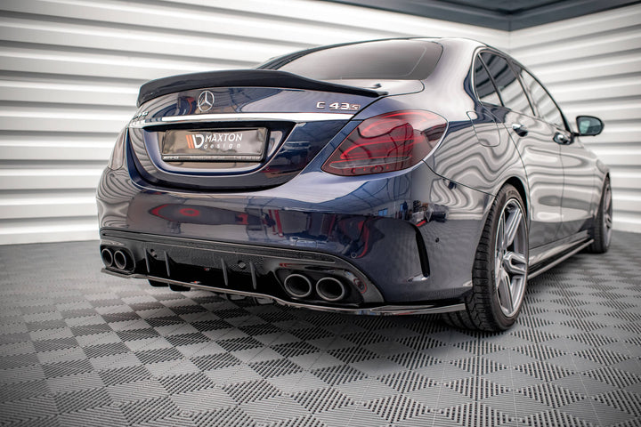 CENTRAL REAR SPLITTER (WITH VERTICAL BARS) MERCEDES-AMG C 43 SEDAN W205 FACELIFT