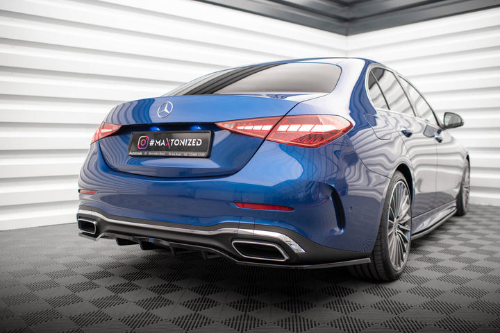 CENTRAL REAR SPLITTER (WITH VERTICAL BARS) MERCEDES-BENZ C AMG-LINE W206