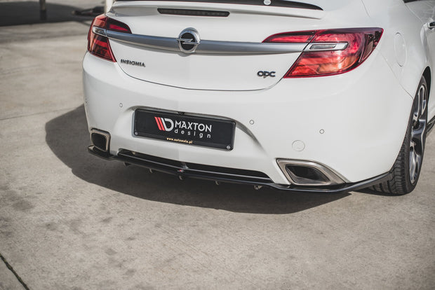 CENTRAL REAR SPLITTER (WITH VERTICAL BARS) BUICK REGAL GS / OPEL INSIGNIA MK. 1 OPC FACELIFT