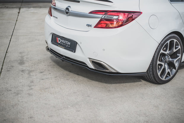 CENTRAL REAR SPLITTER (WITH VERTICAL BARS) BUICK REGAL GS / OPEL INSIGNIA MK. 1 OPC FACELIFT