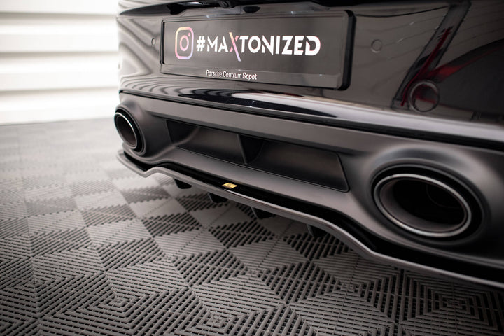 CENTRAL REAR SPLITTER (WITH VERTICAL BARS) PORSCHE 911 TURBO S 992