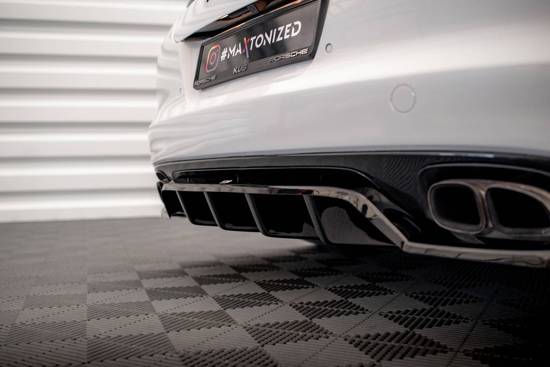 CENTRAL REAR SPLITTER (WITH VERTICAL BARS) PORSCHE PANAMERA TURBO 970
