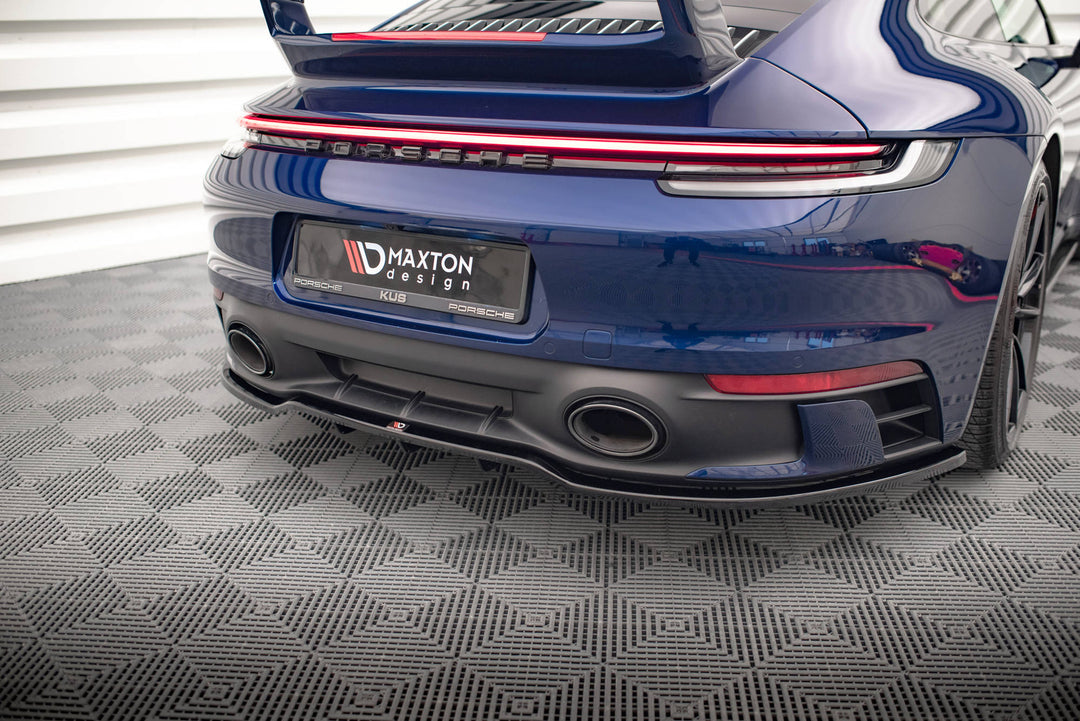 CENTRAL REAR SPLITTER (WITH VERTICAL BARS) V.1 PORSCHE 911 CARRERA AERO 992 / CARRERA GTS 992