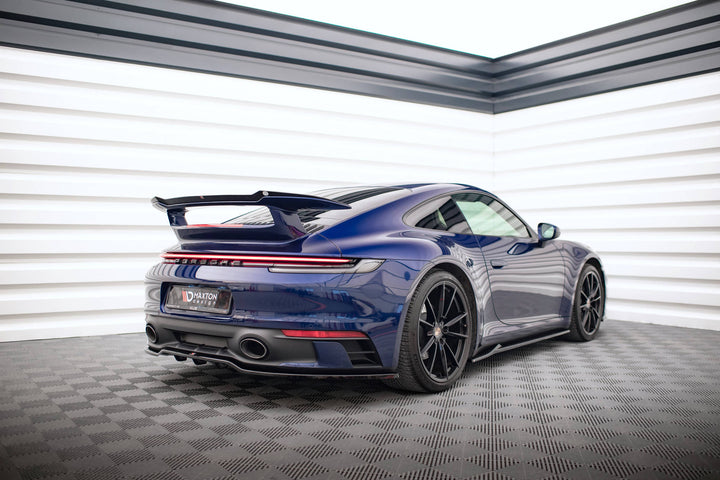 CENTRAL REAR SPLITTER (WITH VERTICAL BARS) V.1 PORSCHE 911 CARRERA AERO 992 / CARRERA GTS 992