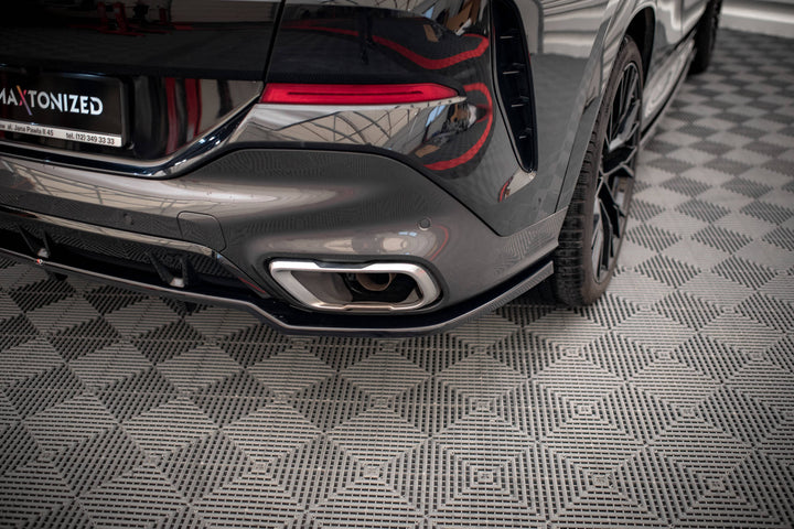 CENTRAL REAR SPLITTER (WITH VERTICAL BARS) V.2 BMW X6 M-PACK G06
