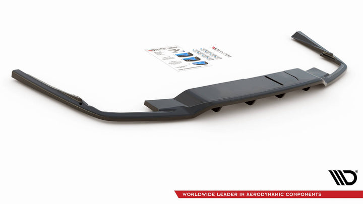 CENTRAL REAR SPLITTER (WITH VERTICAL BARS) VOLVO S60 R-DESIGN MK3