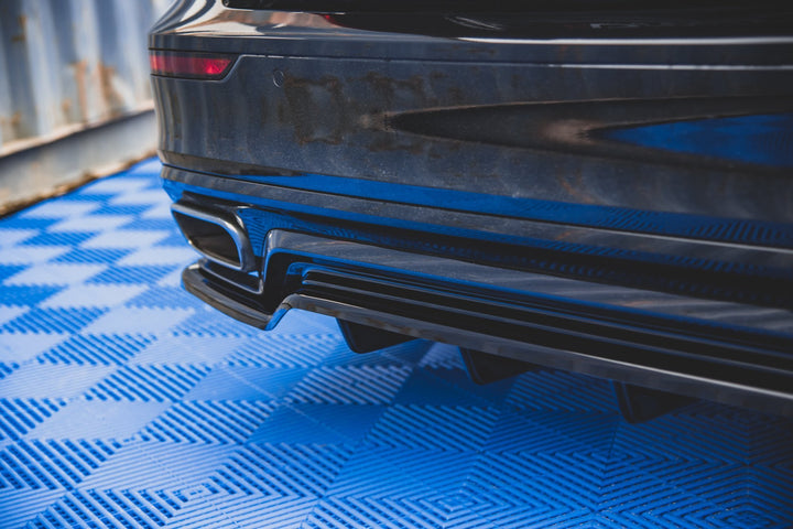 CENTRAL REAR SPLITTER (WITH VERTICAL BARS) VOLVO S60 R-DESIGN MK3