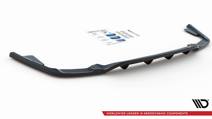 CENTRAL REAR SPLITTER (WITH VERTICAL BARS) VOLVO XC60 MK2 R-DESIGN