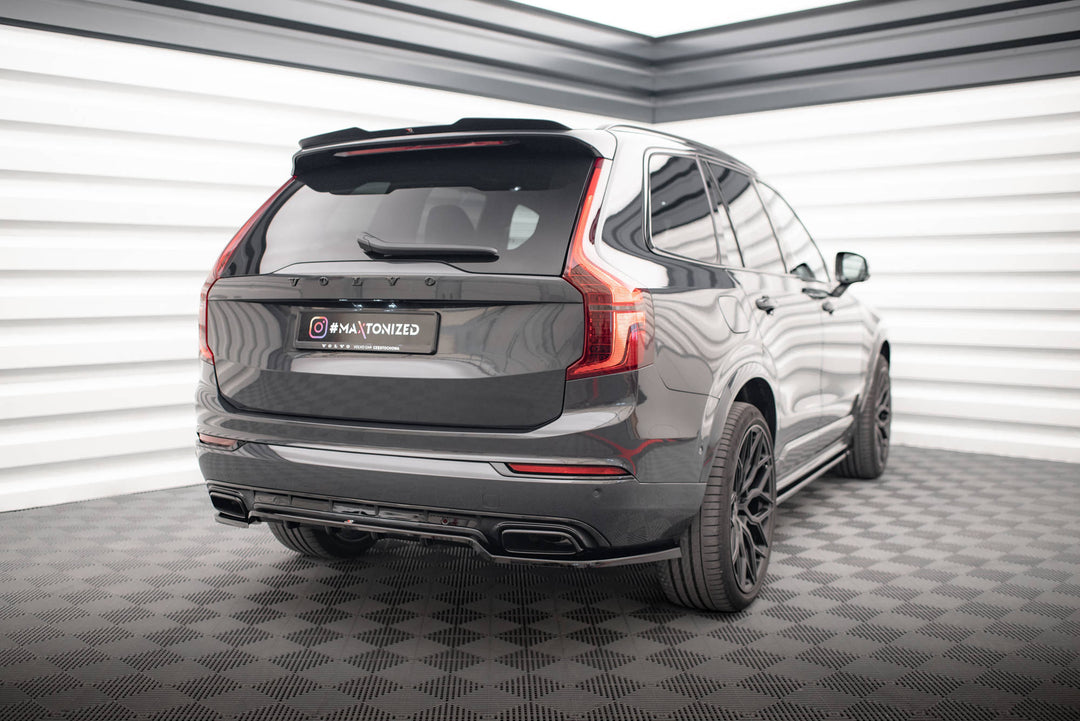 CENTRAL REAR SPLITTER (WITH VERTICAL BARS) VOLVO XC90 R-DESIGN MK2 FACELIFT