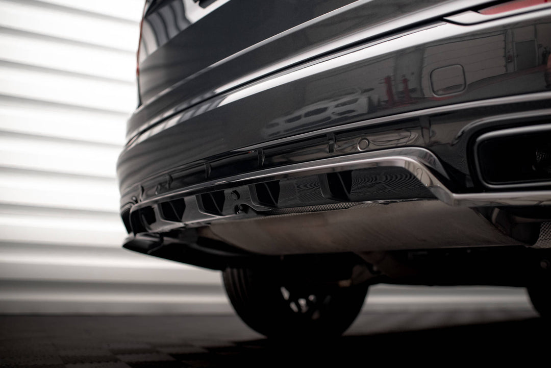 CENTRAL REAR SPLITTER (WITH VERTICAL BARS) VOLVO XC90 R-DESIGN MK2 FACELIFT