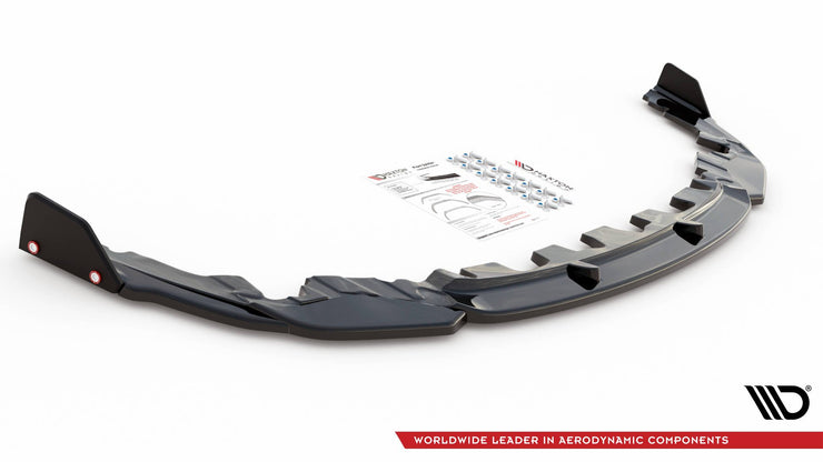 FRONT SPLITTER + FLAPS V.1 BMW M8 GRAN COUPE F93 / COUPE F92