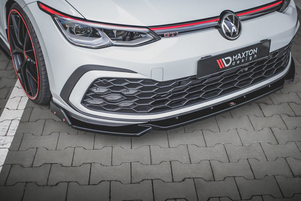 FRONT SPLITTER + FLAPS V.2 VOLKSWAGEN GOLF 8 GTI / R-LINE