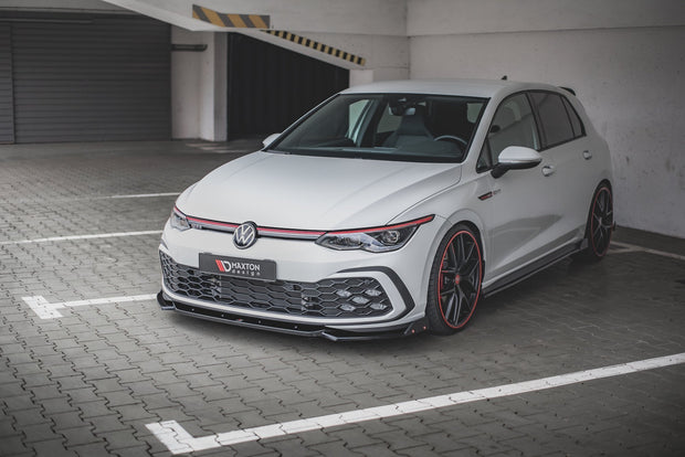 FRONT SPLITTER + FLAPS V.2 VOLKSWAGEN GOLF 8 GTI / R-LINE