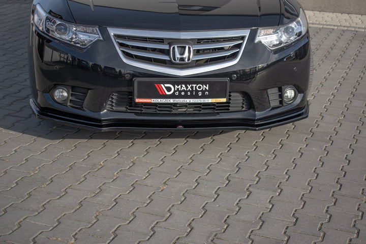 FRONT SPLITTER ACURA TSX CU2 FFACELIFT / HONDA ACCORD VIII (CU SERIES) FACELIFT