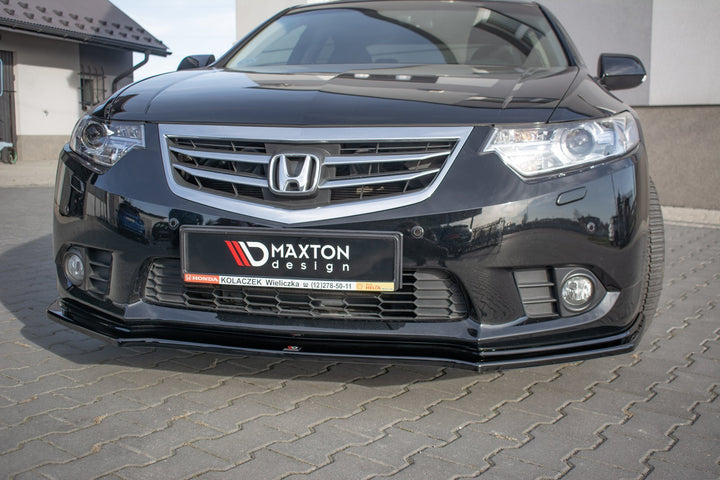 FRONT SPLITTER ACURA TSX CU2 FFACELIFT / HONDA ACCORD VIII (CU SERIES) FACELIFT