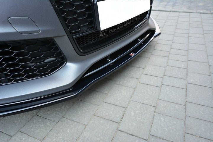 FRONT SPLITTER V.1 AUDI RS7 C7 FL