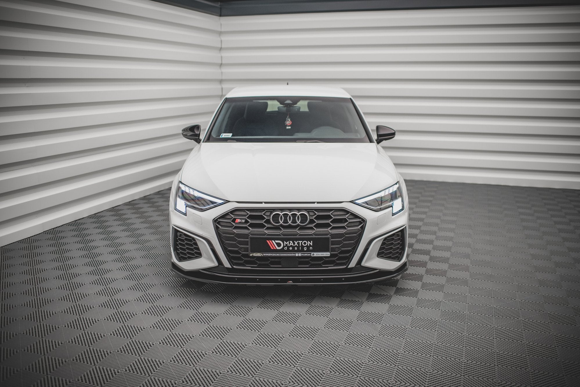 FRONT SPLITTER V.1 AUDI S3 / A3 S-LINE 8Y – Maxton Design USA