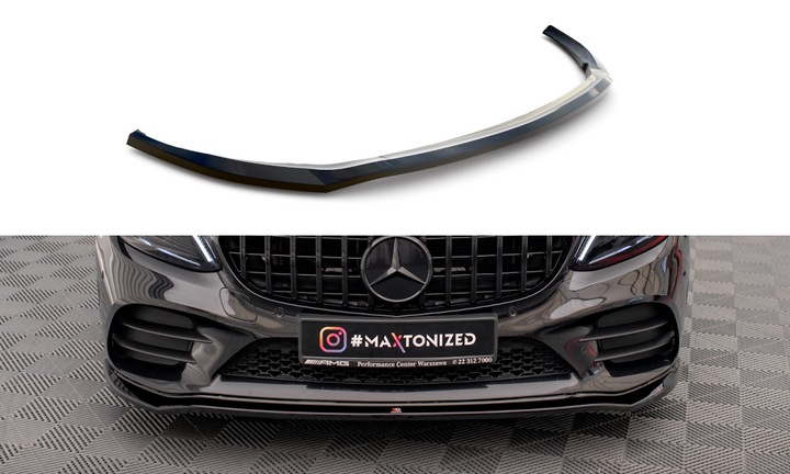 FRONT SPLITTER V.1 MERCEDES-BENZ C AMG LINE / COUPE W205 / C205 FACELIFT