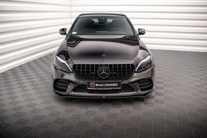 FRONT SPLITTER V.1 MERCEDES-BENZ C AMG LINE / COUPE W205 / C205 FACELIFT