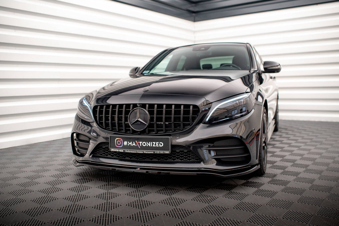 FRONT SPLITTER V.1 MERCEDES-BENZ C AMG LINE / COUPE W205 / C205 FACELIFT