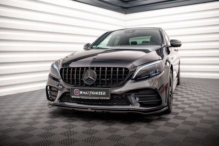 FRONT SPLITTER V.1 MERCEDES-BENZ C AMG LINE / COUPE W205 / C205 FACELIFT