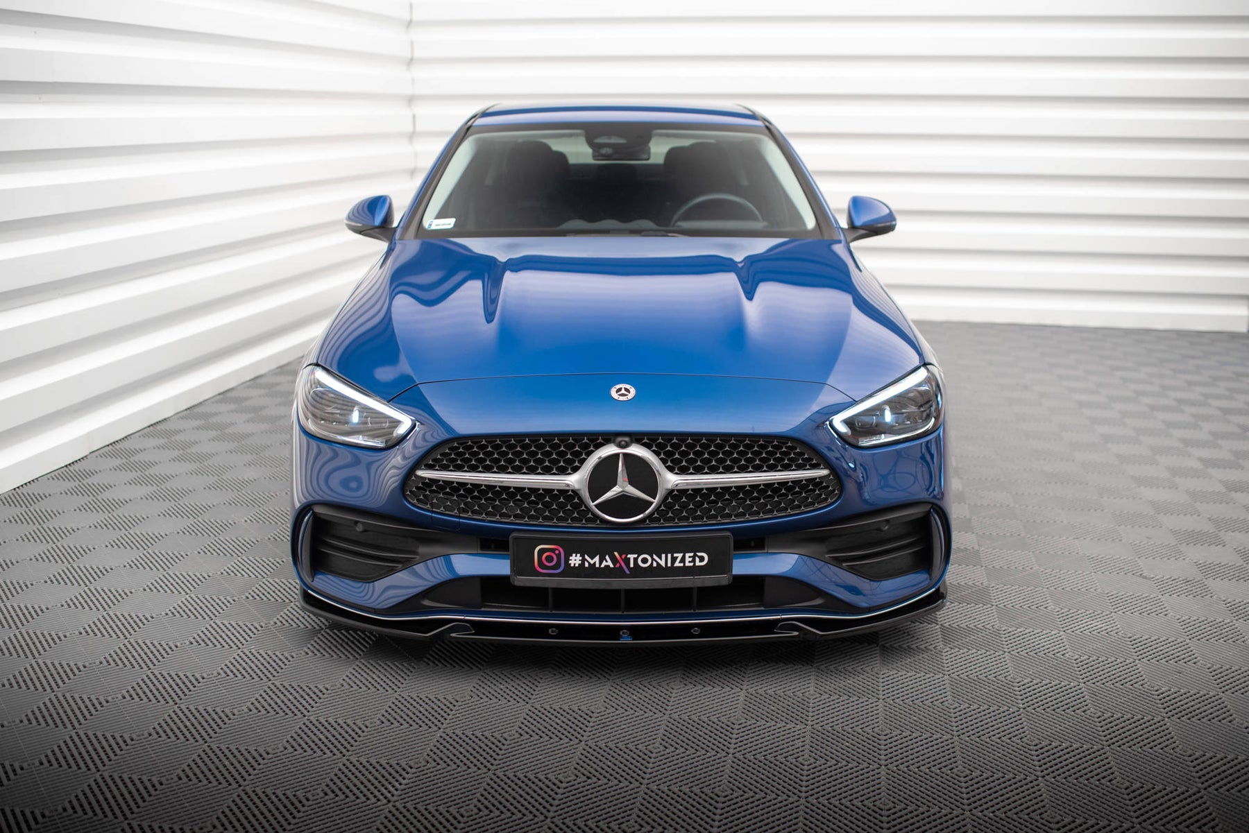 FRONT SPLITTER V.1 MERCEDES-BENZ C AMG-LINE W206 – Maxton Design USA