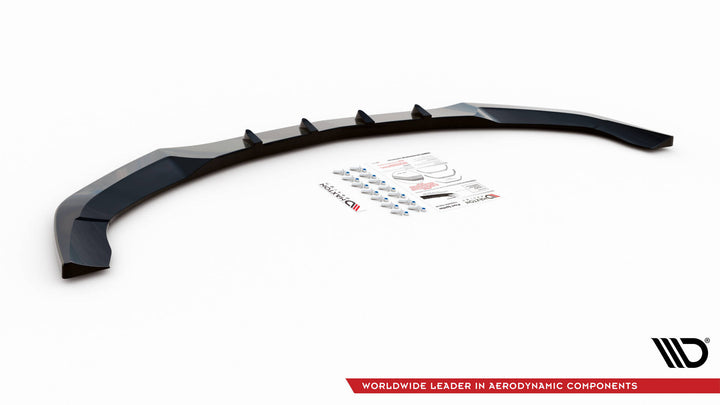 FRONT SPLITTER V.1 MERCEDES-BENZ E AMG-LINE SEDAN W212 FACELIFT