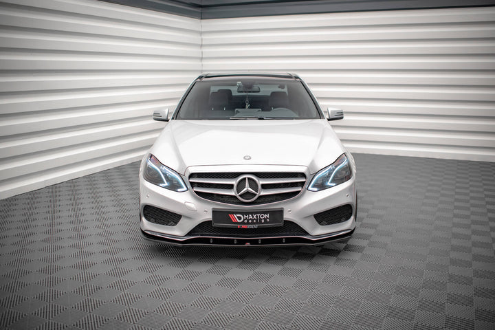 FRONT SPLITTER V.1 MERCEDES-BENZ E AMG-LINE SEDAN W212 FACELIFT