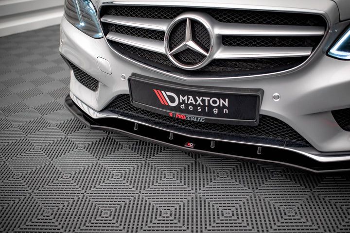 FRONT SPLITTER V.1 MERCEDES-BENZ E AMG-LINE SEDAN W212 FACELIFT