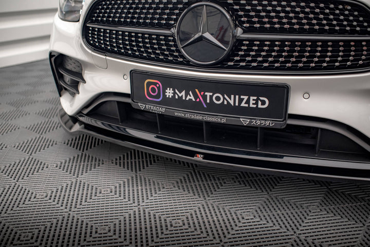 FRONT SPLITTER V.1 MERCEDES-BENZ E AMG-LINE W213 FACELIFT
