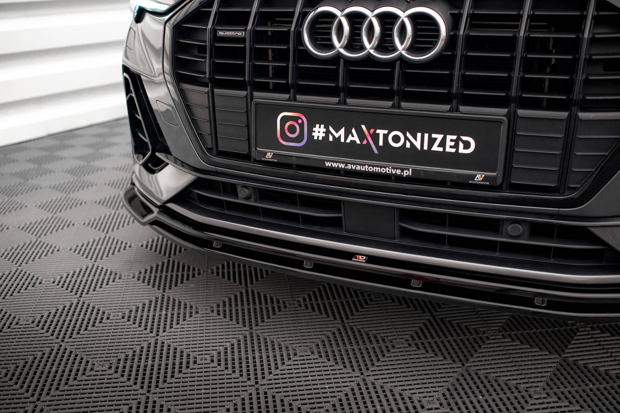 FRONT SPLITTER V.2 AUDI Q3 S-LINE F3 – Maxton Design USA