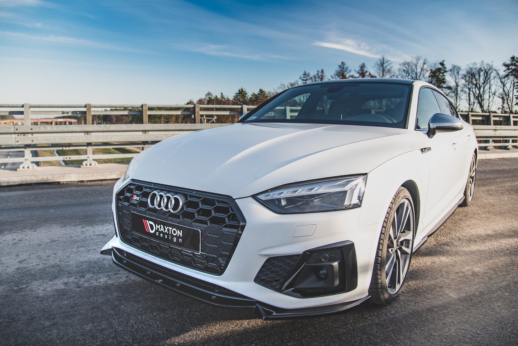 FRONT SPLITTER V.2 AUDI S5 / A5 S-LINE F5 FACELIFT – Maxton