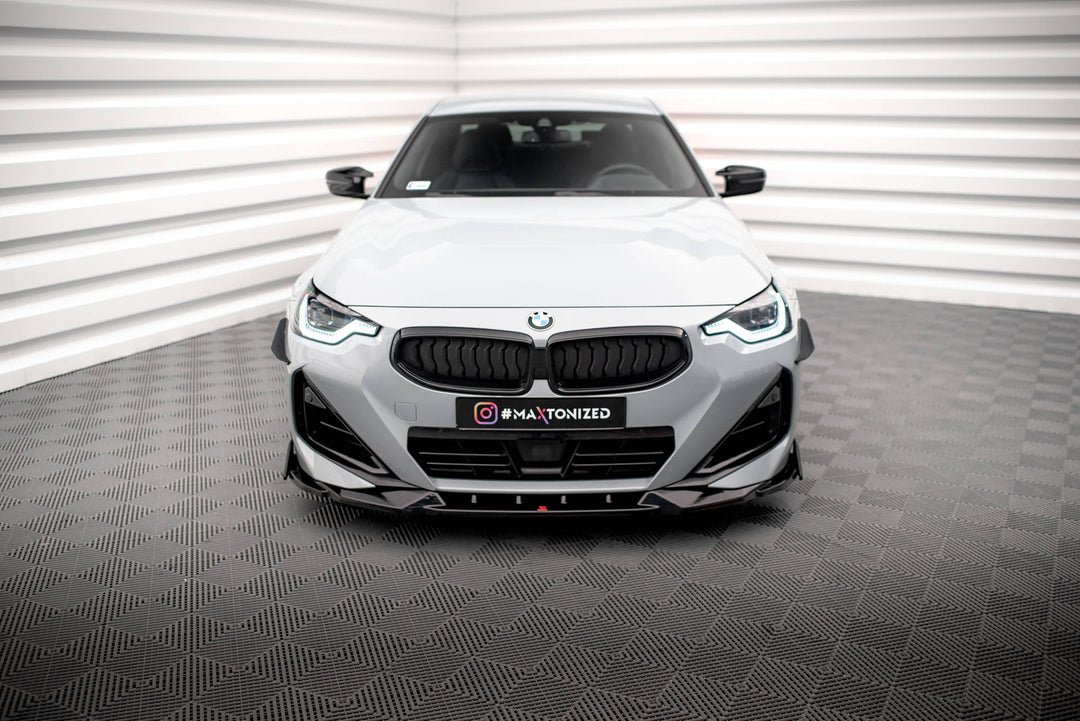FRONT SPLITTER V.2 + FLAPS BMW 2 COUPE M-PACK / M240I G42