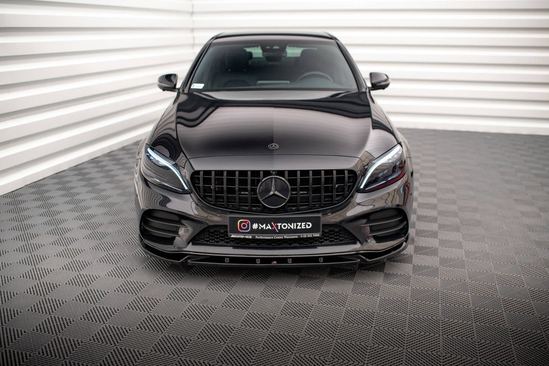 FRONT SPLITTER V.2 MERCEDES-BENZ C AMG LINE / COUPE W205 / C205 FACELIFT