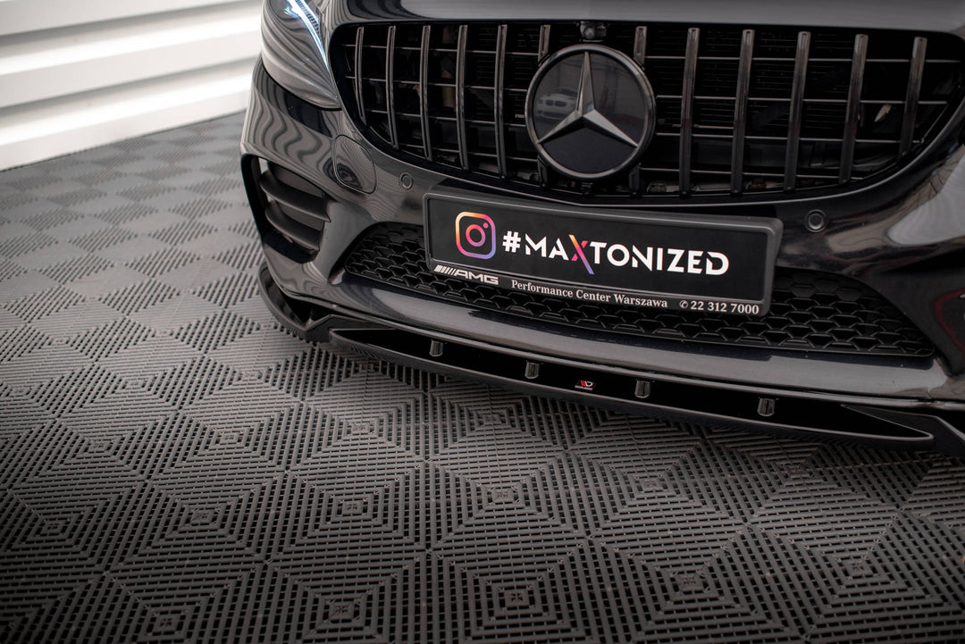 FRONT SPLITTER V.2 MERCEDES-BENZ C AMG LINE / COUPE W205 / C205 FACELIFT