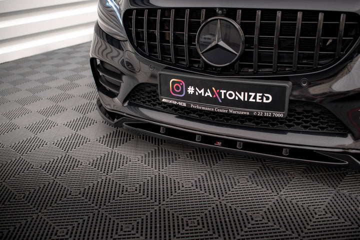 FRONT SPLITTER V.2 MERCEDES-BENZ C AMG LINE / COUPE W205 / C205 FACELIFT