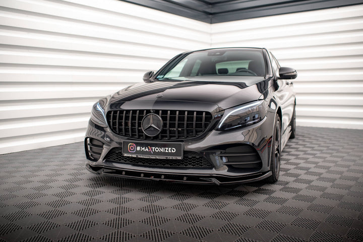 FRONT SPLITTER V.2 MERCEDES-BENZ C AMG LINE / COUPE W205 / C205 FACELIFT