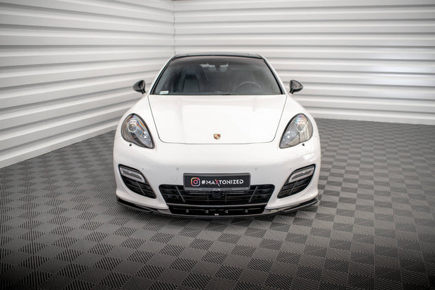 FRONT SPLITTER V.2 PORSCHE PANAMERA TURBO 970