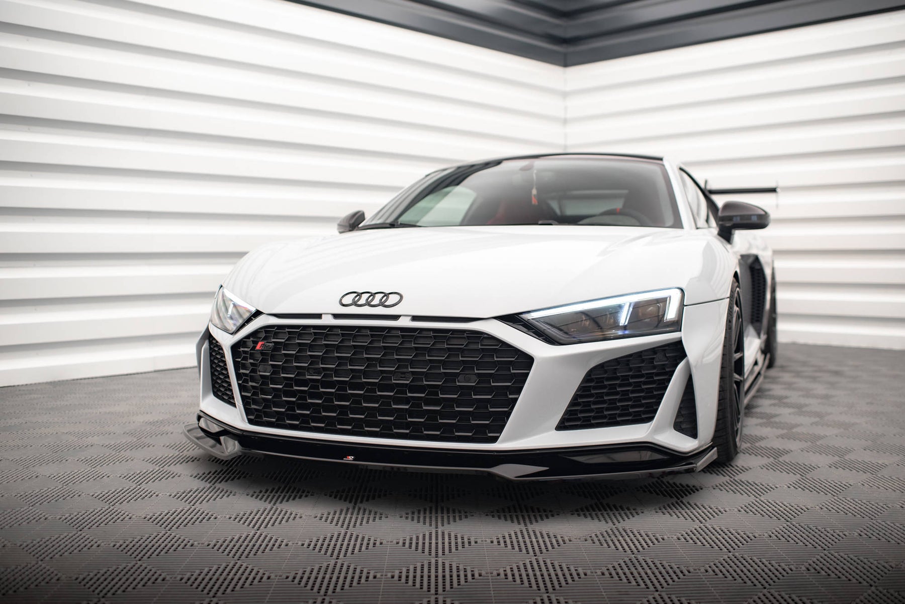Audi R8 Design Front FRONT SPLITTER V.3 AUDI R8 MK2 FACELIFT – Maxton Design USA