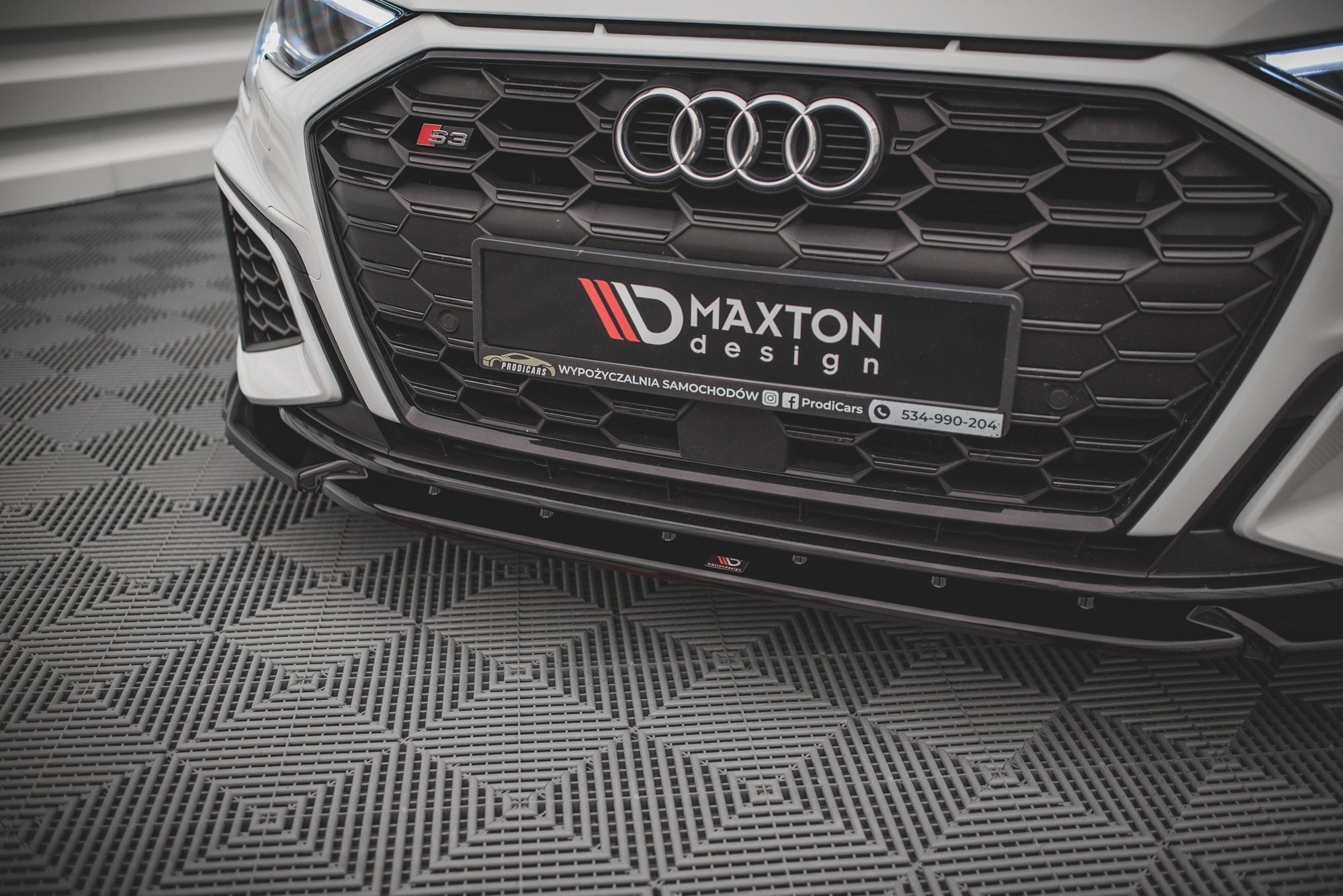 FRONT SPLITTER V.3 AUDI S3 / A3 S-LINE 8Y – Maxton Design USA
