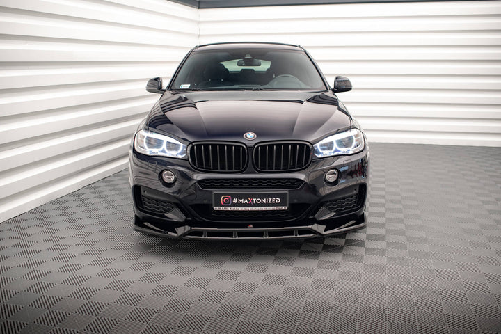 FRONT SPLITTER V.3 BMW X6 M-PACK F16