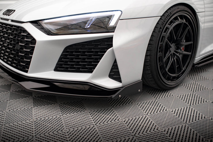 FRONT SPLITTER V.3 + FLAPS AUDI R8 MK2 FACELIFT